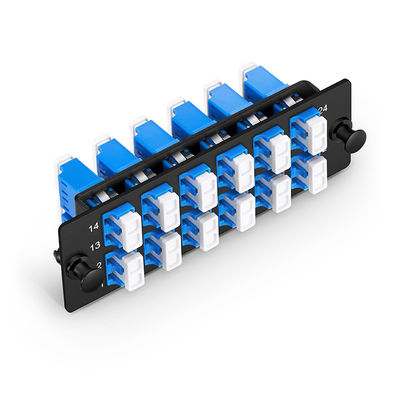 P12LC2XSMF 12 LC/PC Fiber Optic Patch Panel 12 Port 24 Fibers OS2 Single Mode